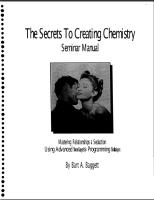 (Ebook) Secrets To Creating Chemistry (Nlp, Relationship).PDF