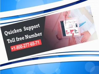 To Get Deals On Quicken Support Phone Number +1-800-277-65-71.pdf