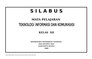 SILABUS TIK KELAS XII.doc